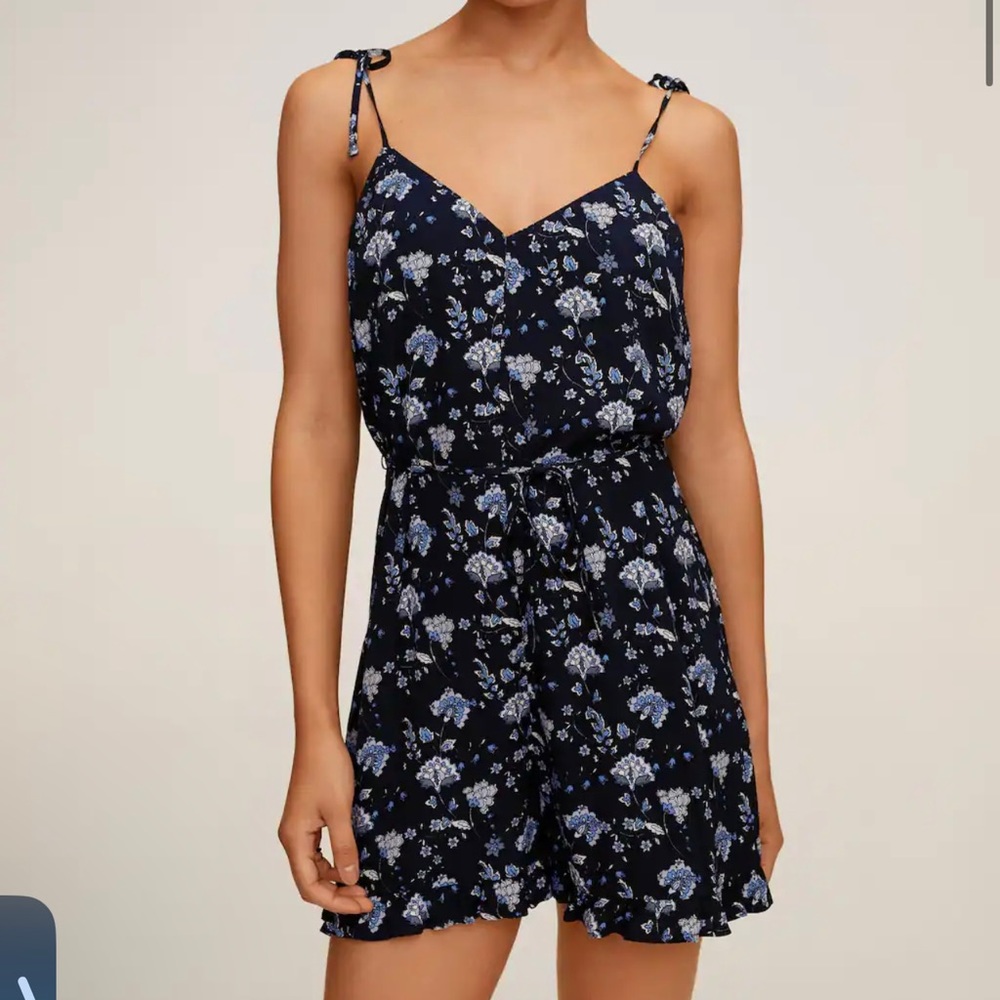 NEW Floral short jumpsuit by Mango